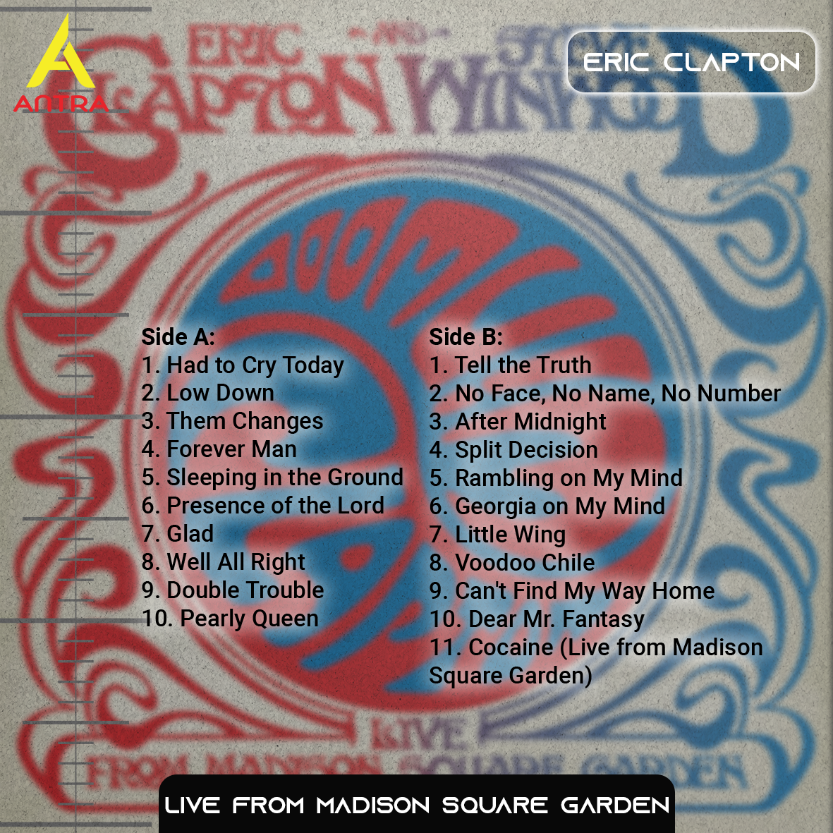 Eric Clapton Cassette Collection – 461 Ocean Boulevard, 24 Nights, The Lady in the Balcony & Live with Steve Winwood