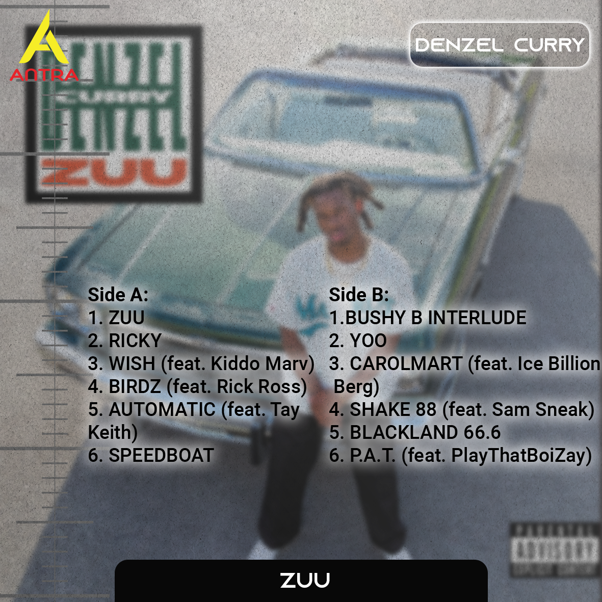 Denzel Curry Cassette Tape Collection – Melt My Eyez See Your Future, ZUU, Imperial & TA13OO – Hip Hop & Rap Set