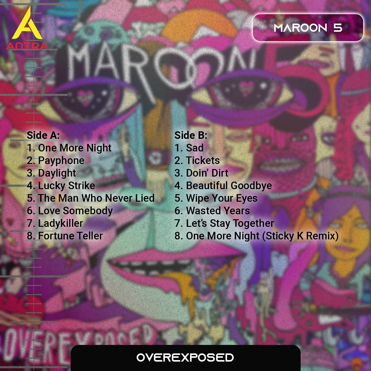 Maroon 5 Cassette Collection – Songs About Jane, It Won’t Be Soon Before Long, Hands All Over & Overexposed