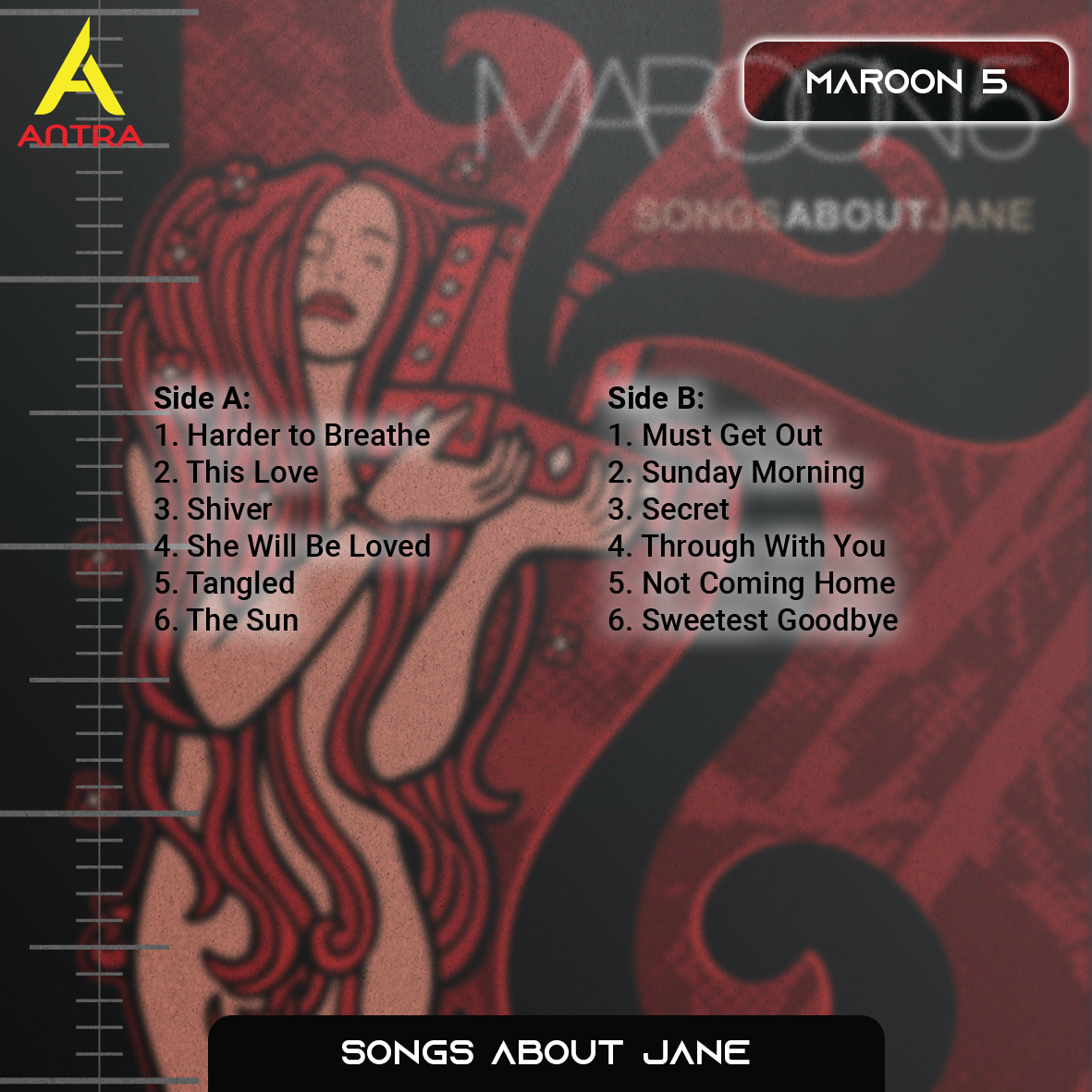Maroon 5 Cassette Collection – Songs About Jane, It Won’t Be Soon Before Long, Hands All Over & Overexposed