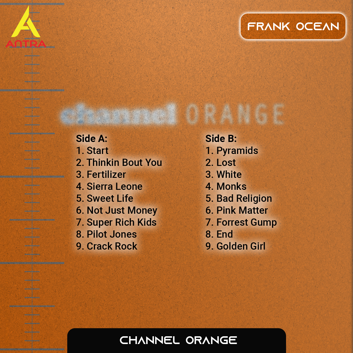 Frank Ocean Retro Cassette Collection – Blonde, Channel Orange & Nostalgia Ultra – R&B & Soul Mixtape Set