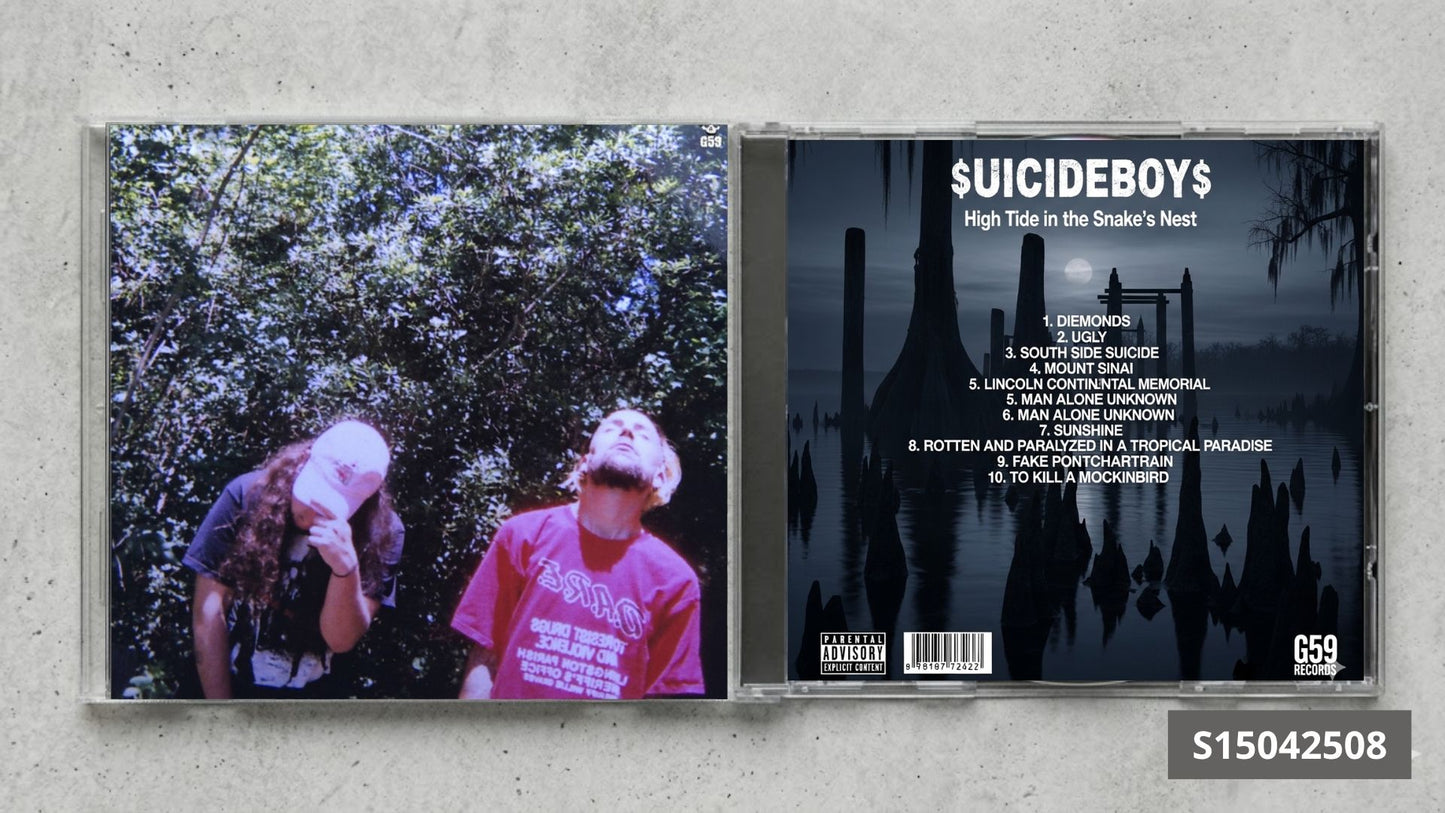 $uicideboy$ – High Tide in the Snake’s Nest CD FanMade | Underground Rap Collector’s Edition | Custom CD Album
