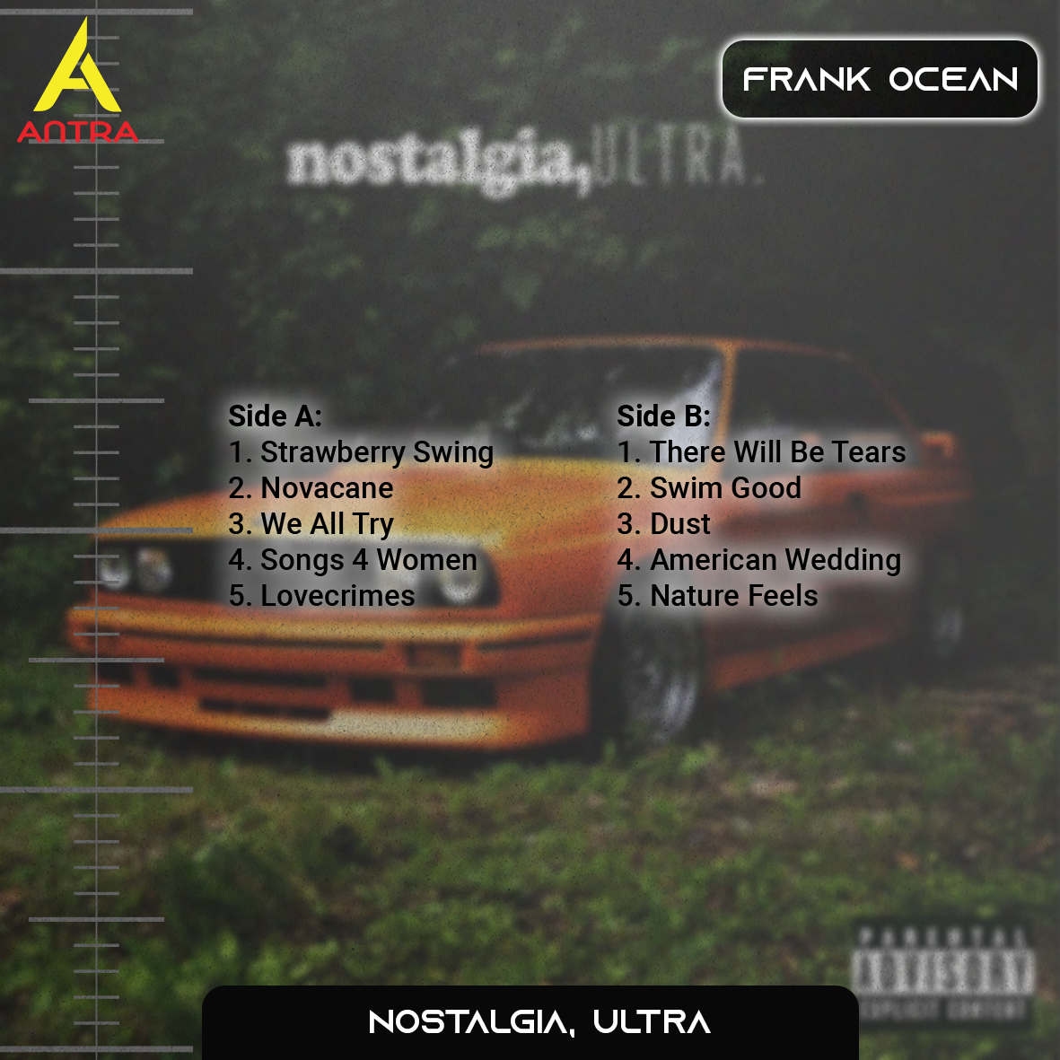 Frank Ocean Retro Cassette Collection – Blonde, Channel Orange & Nostalgia Ultra – R&B & Soul Mixtape Set