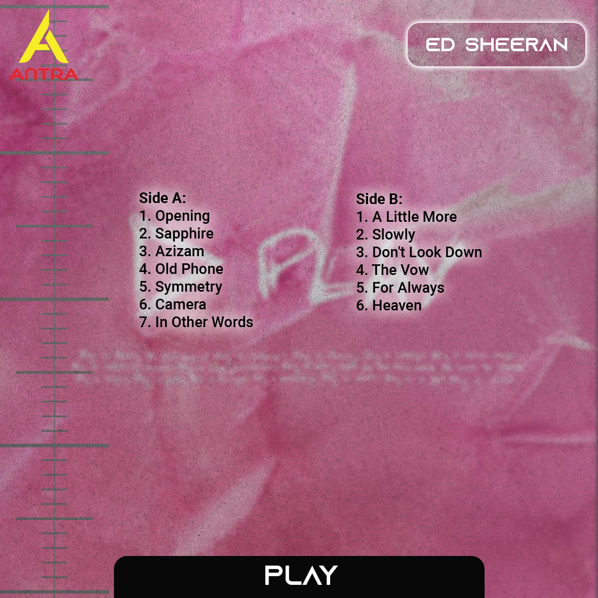 Ed Sheeran Cassette Collection – Divide, D Play, Subtract & No.6 Collaborations Project – Pop & Acoustic Mixtape Set