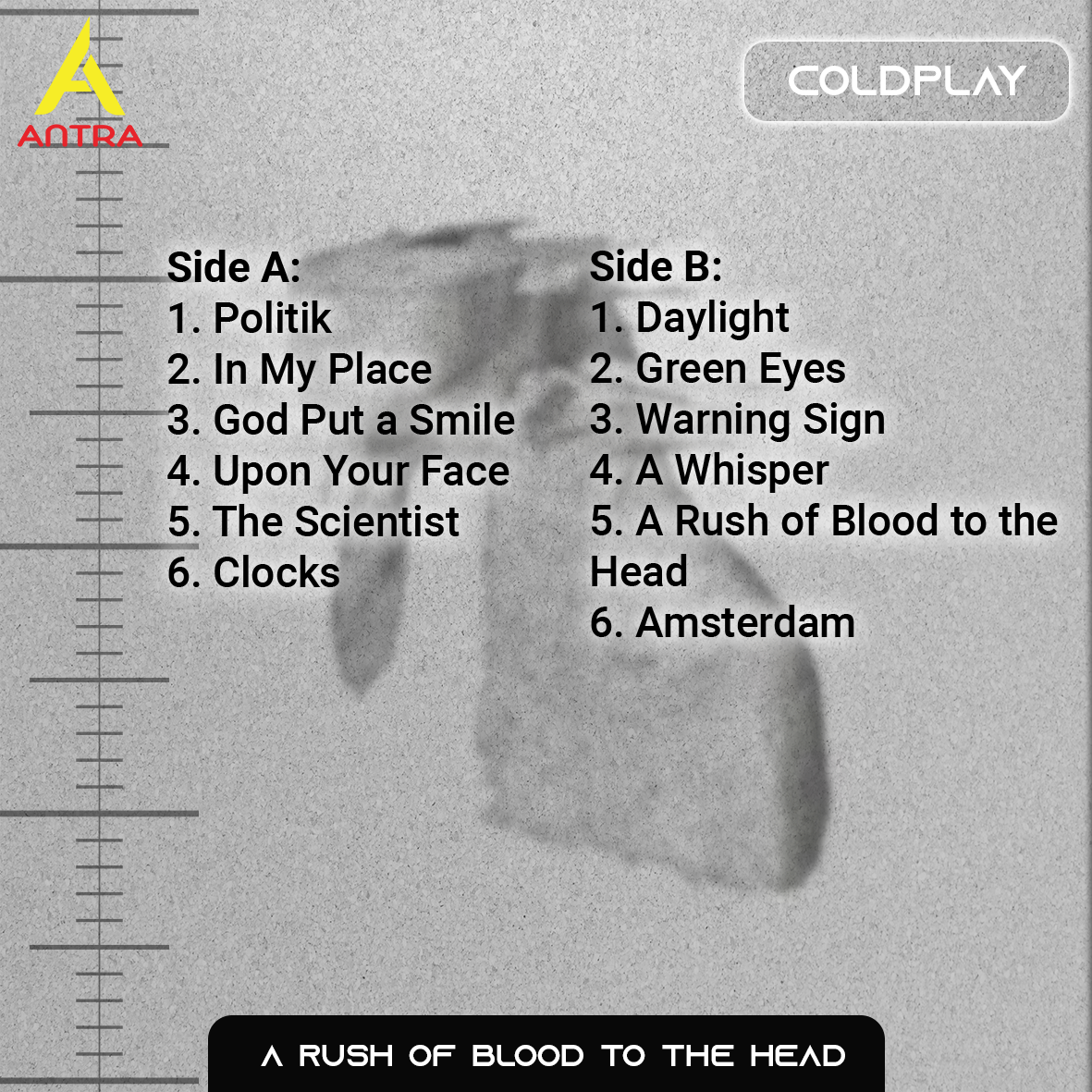 Coldplay Retro Cassette Collection – A Rush of Blood to the Head, X&Y, Mylo Xyloto & Everyday Life – Alternative Rock Set