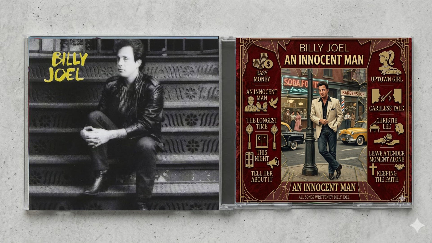 Billy Joel – An Innocent Man | Fan-Made CD Edition | 80s Pop & Doo-Wop Inspired Classic