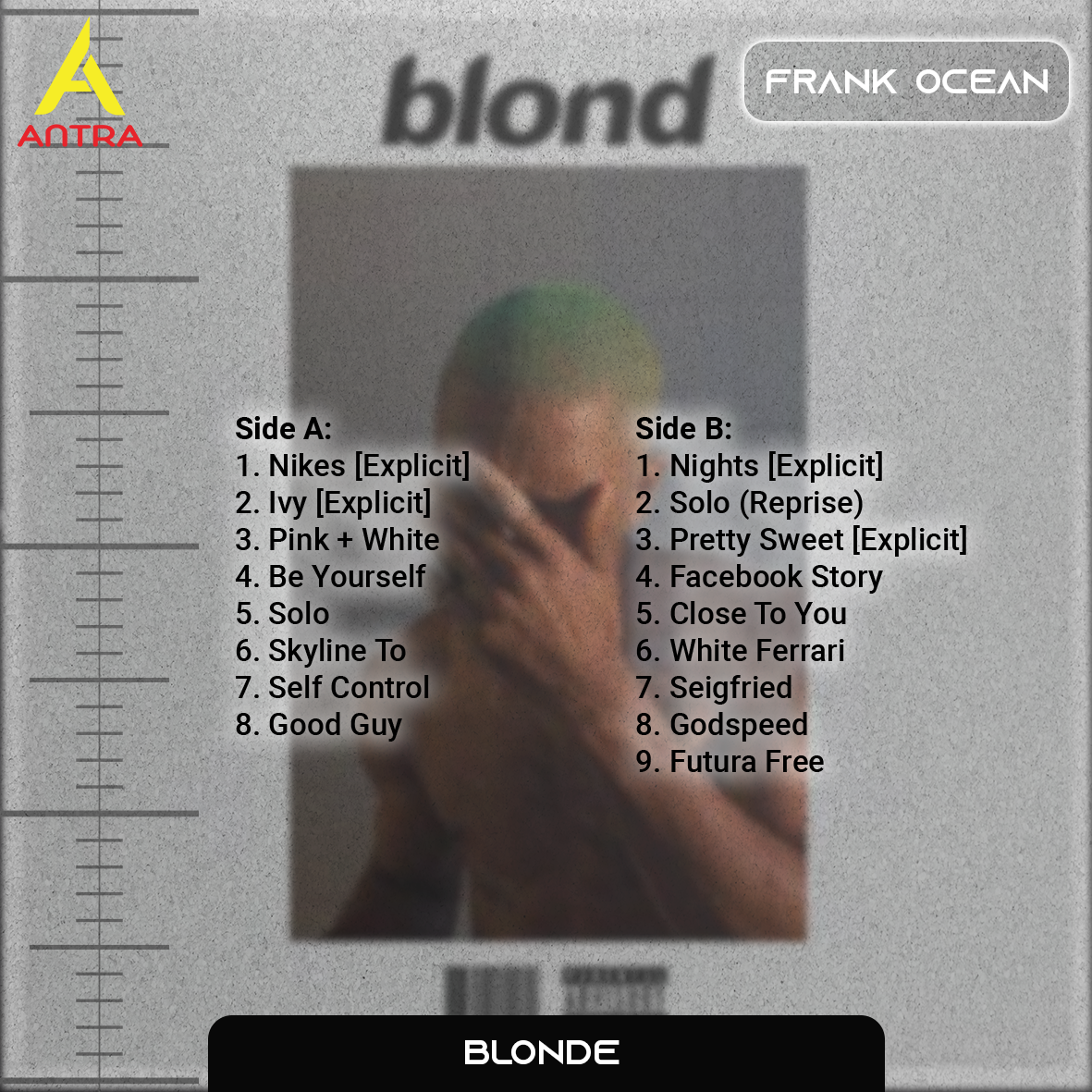Frank Ocean Retro Cassette Collection – Blonde, Channel Orange & Nostalgia Ultra – R&B & Soul Mixtape Set