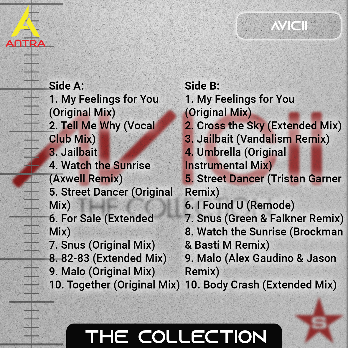 Avicii Cassette Tape Collection – True, Stories, Tim, The Collection, Strictly Miami – EDM & Progressive House