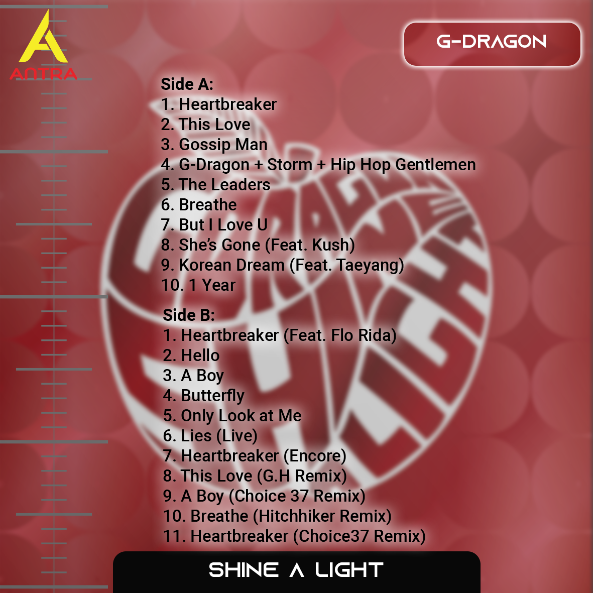 G-Dragon Cassette Tape Collection – Retro Hand-Recorded K-Pop Mixtapes for Collectors & Music Lovers