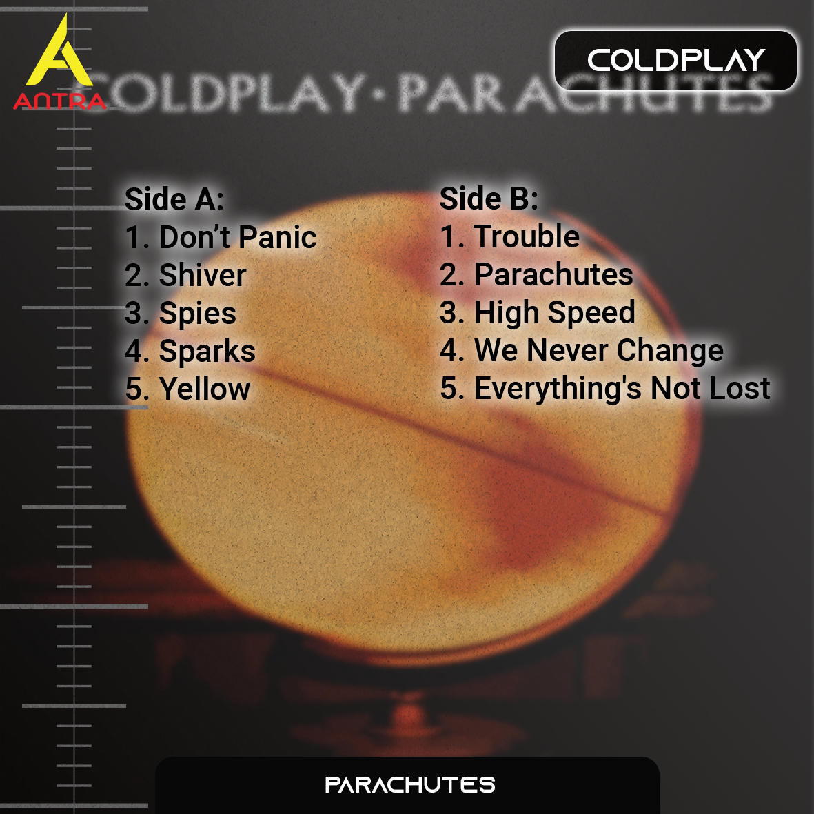 Coldplay Cassette Tape Collection – Music of the Spheres, Viva La Vida, Parachutes & Everyday Life – Alternative Rock Mixtape Set
