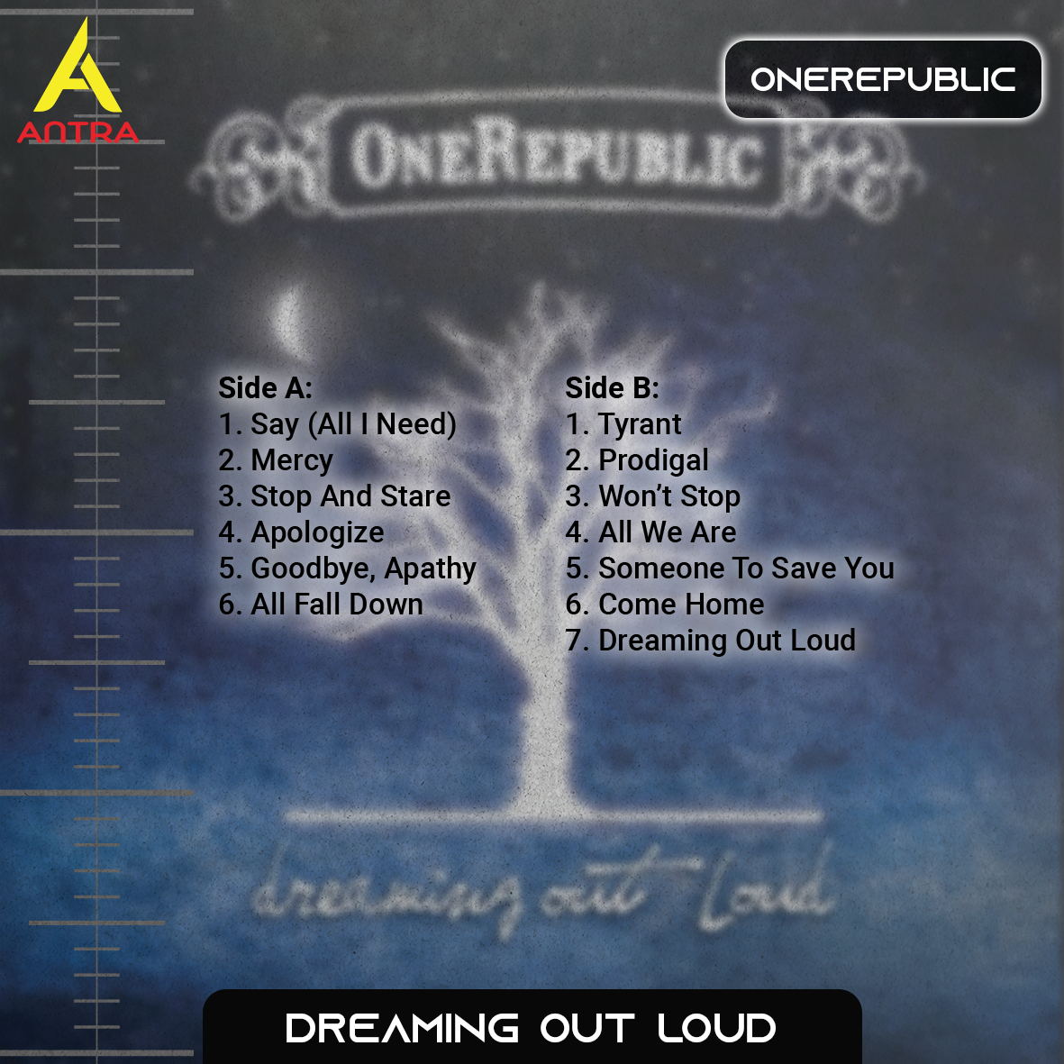OneRepublic Retro Cassette Tape Collection – Dreaming Out Loud, Native & Artificial Paradise – Pop Rock & Alternative