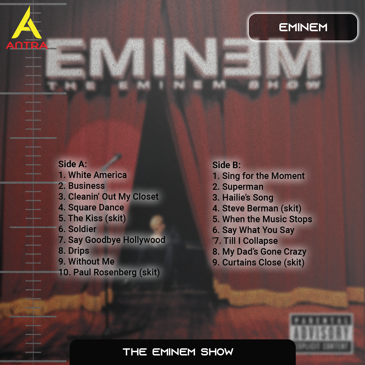 Eminem Retro Cassette Tape Collection – Hand-Recorded Hip Hop & Rap Mixtape Set