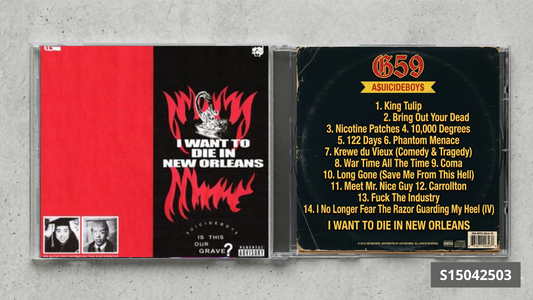 $uicideboy$ – I Want to Die in New Orleans CD FanMade | Underground Rap Collector’s Edition | Custom CD Album