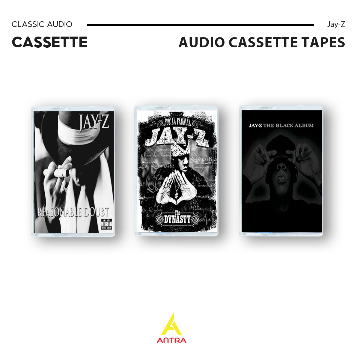 Retro Jay-Z Cassette Collection | Vintage Hip Hop Mixtape Set for Collectors