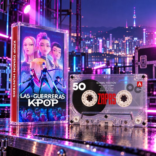 KPop Demon Hunters Cassette Tape – Retro Hand-Recorded Movie Soundtrack Collectible