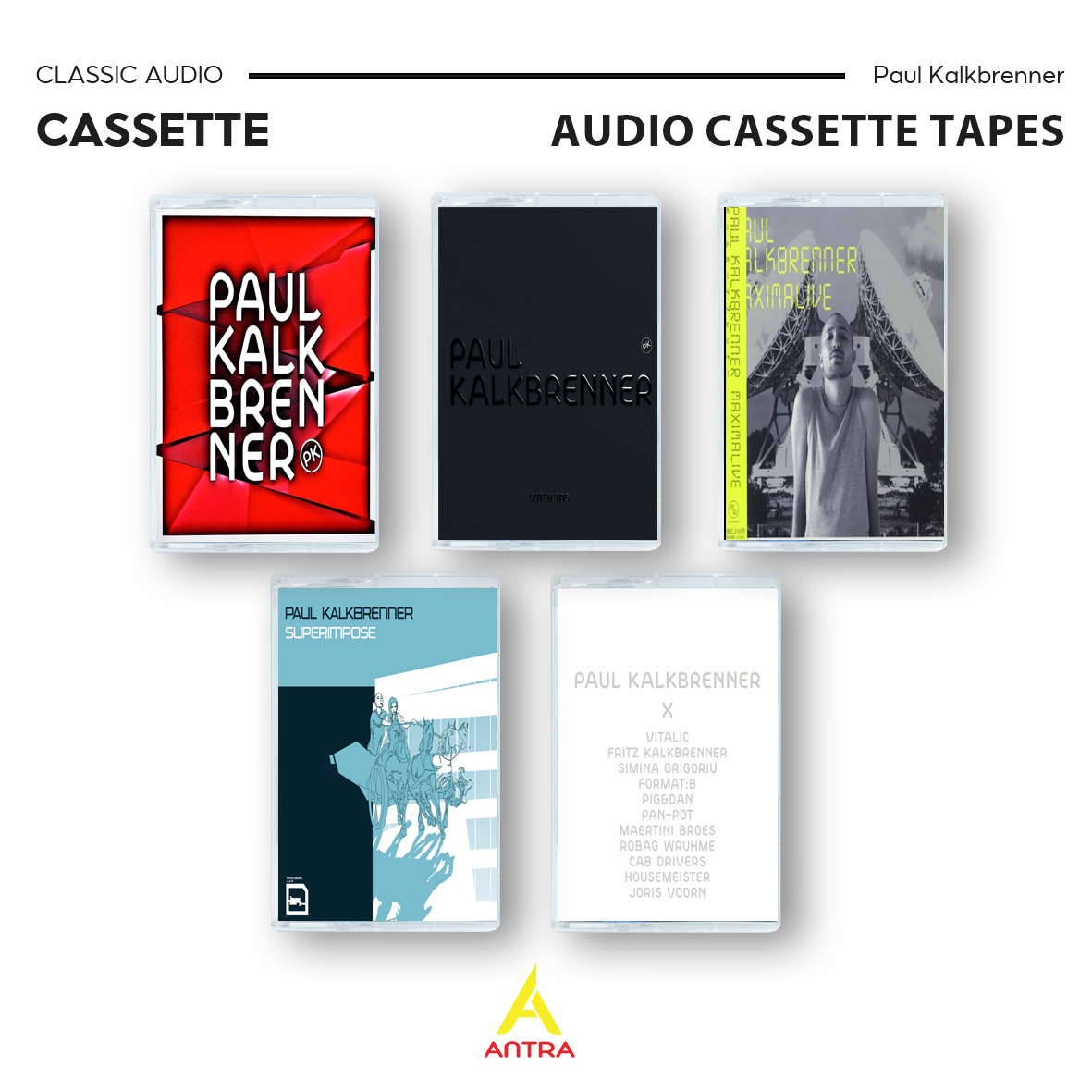Paul Kalkbrenner Cassette Tapes – Superimpose, X, Ikarus & More | Analog Retro Music | Collectible Mixtapes