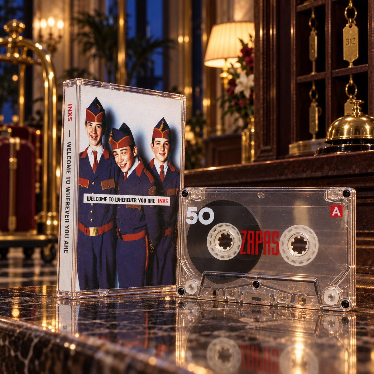 INXS Cassette Tape Collection – Classic New Wave & Pop Rock Albums