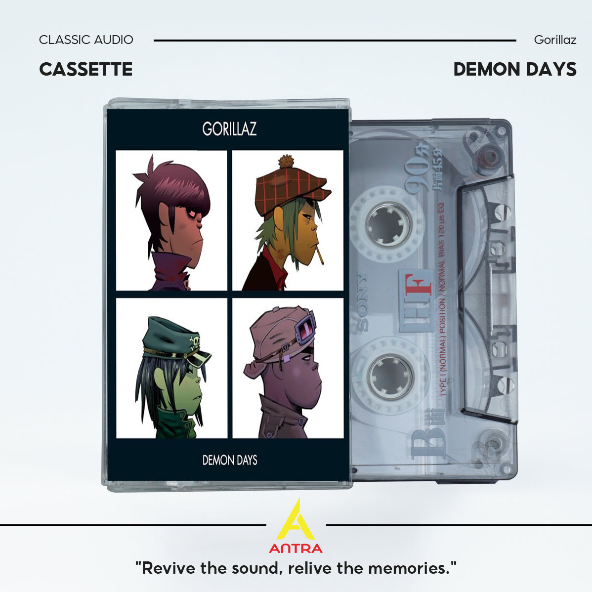 Gorillaz Cassette Collection – Animated Icons in Analog