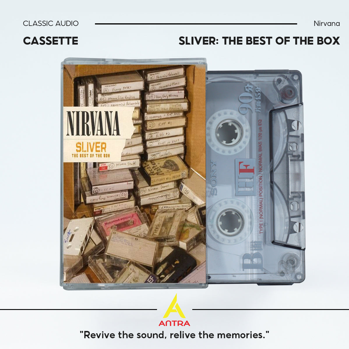Nirvana Live & Greatest Hits Cassette Tape Collection – Vintage Grunge & Alternative Rock