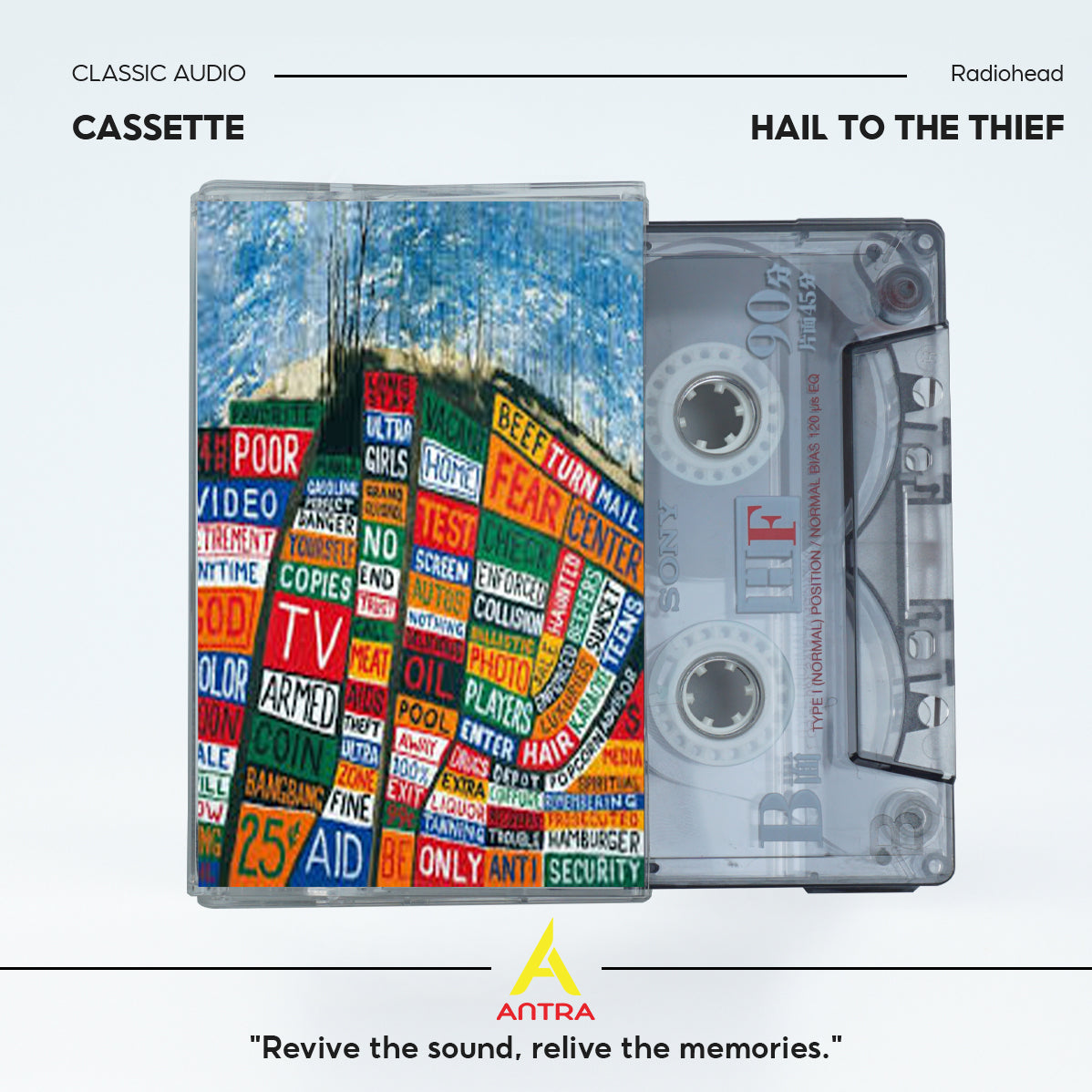 Radiohead Cassette Tape Collection – Pablo Honey, A Moon Shaped Pool, Hail to the Thief & More – Alternative Rock Essentials
