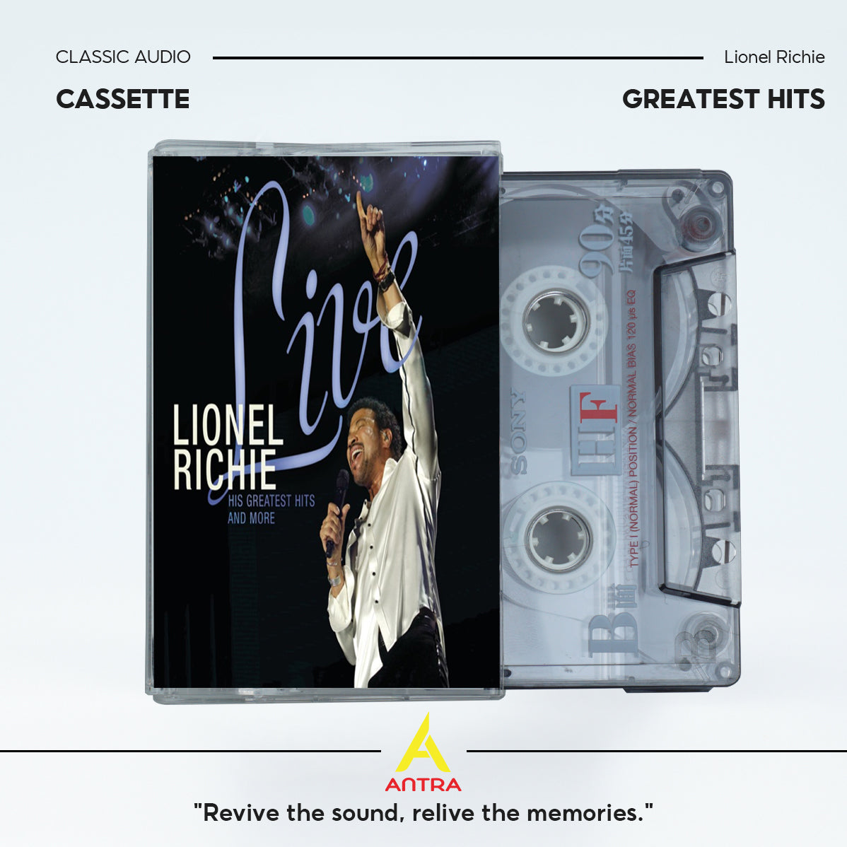Lionel Richie Cassette Tape Set – Live, Love & Timeless Hits