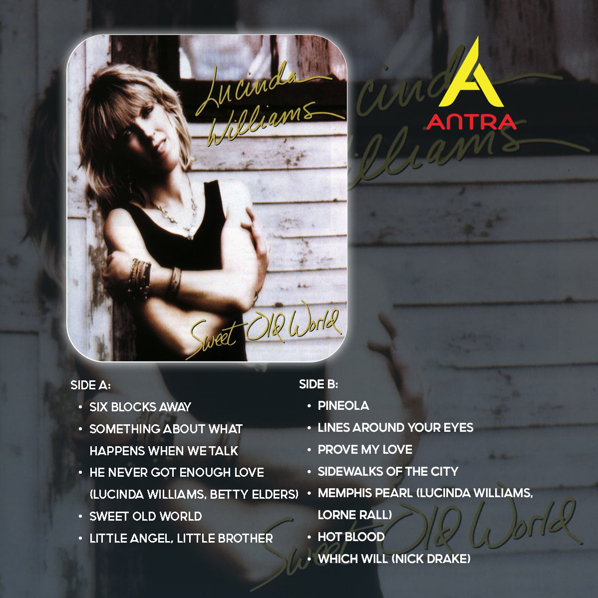 Lucinda Williams Cassette Tape Collection – Car Wheels on a Gravel Road, Essence, West & More – Country Folk Rock Classics