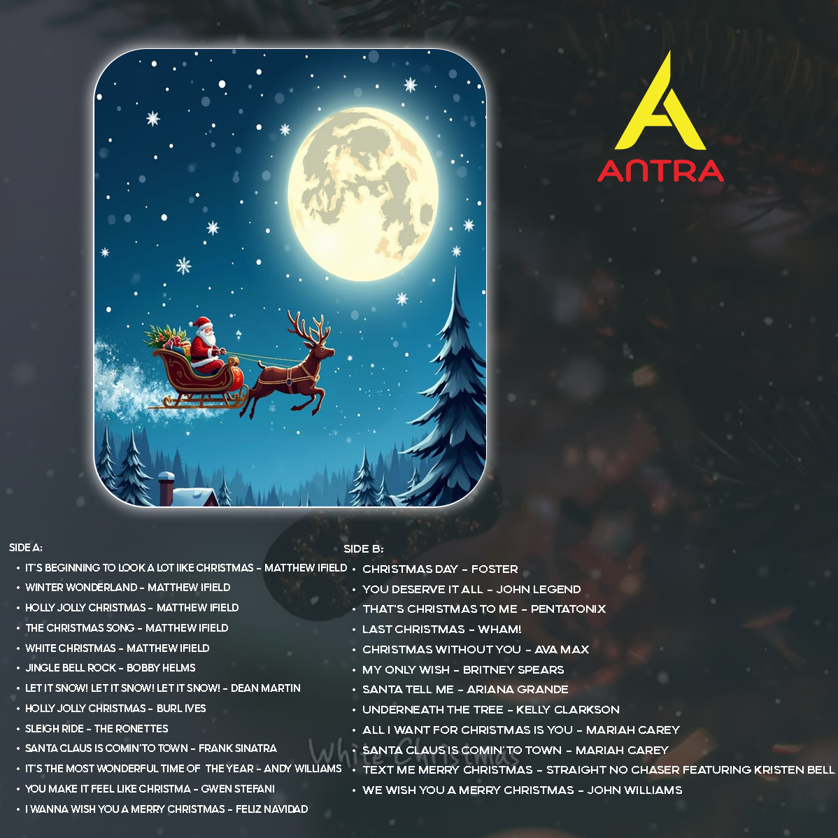 Christmas Cassette Tape Collection – Retro Hand-Recorded Holiday Music for Collectors & Gift Lovers