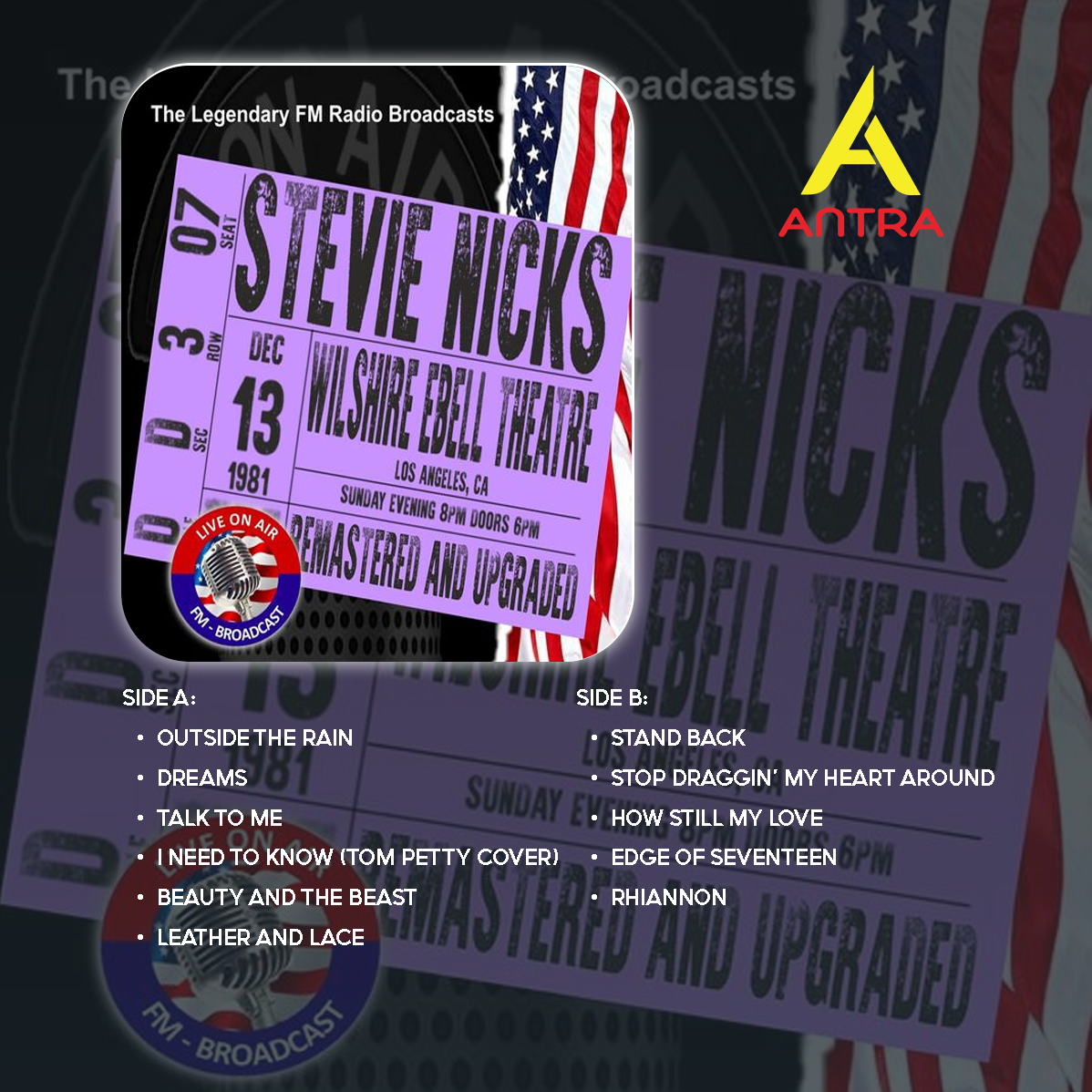 Stevie Nicks Cassette Set – Timeless Studio Gems & Rare Live Recordings