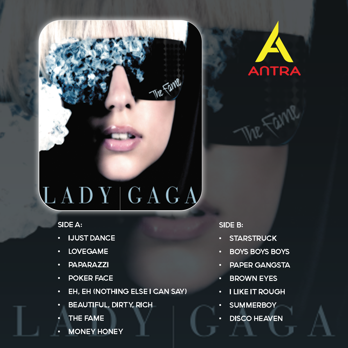 Lady Gaga Cassette Collection | Vintage Pop Icon Retro Mixtape Set