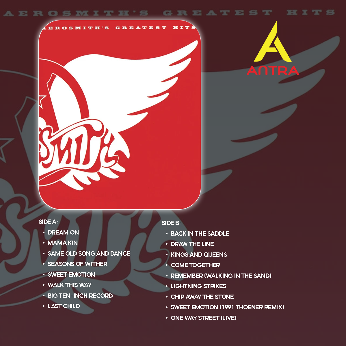 Aerosmith Cassette Collection – Legendary Rock Anthems & Timeless Classics