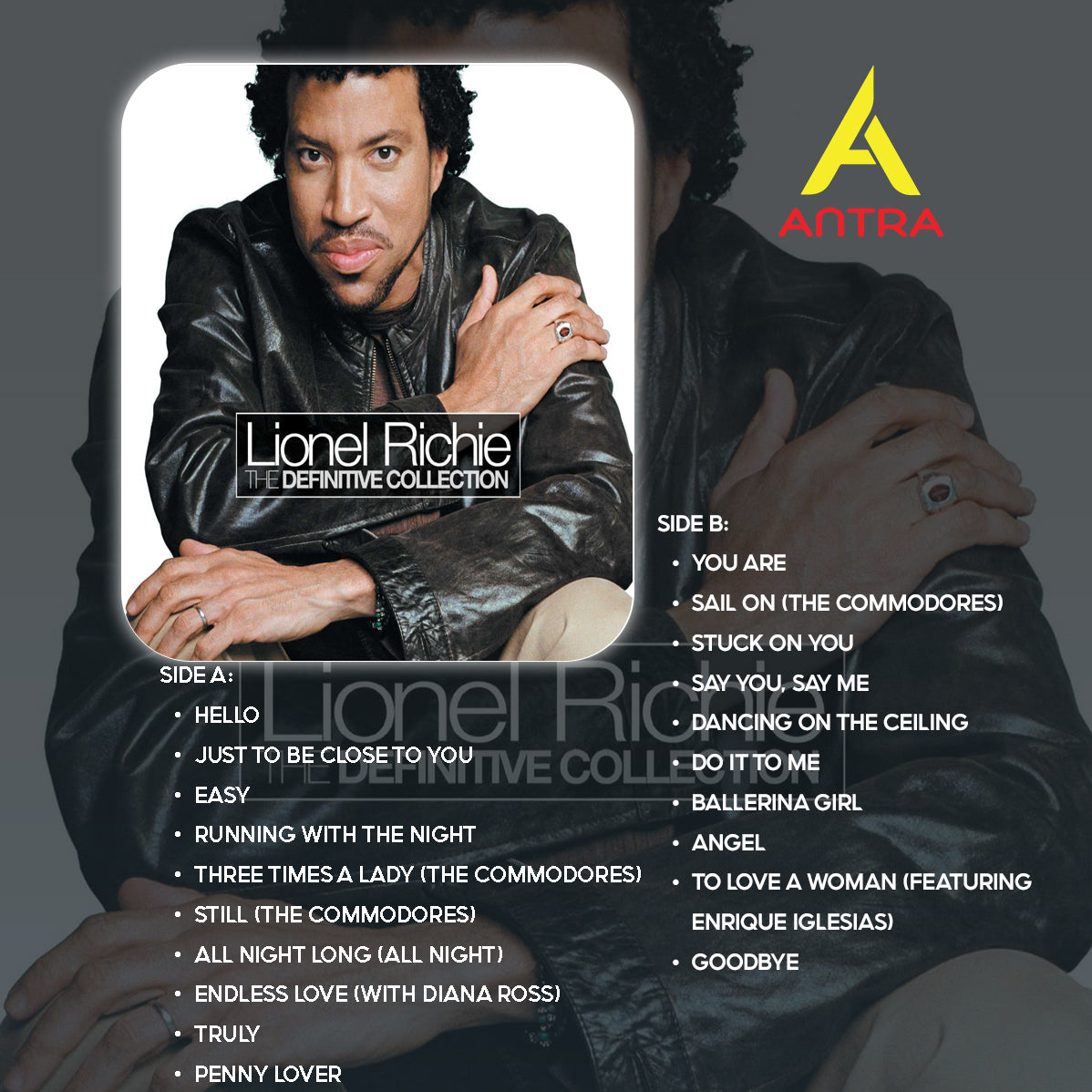 Lionel Richie Cassette Tape Set – Live, Love & Timeless Hits