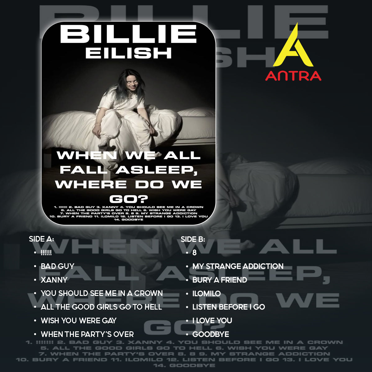 Billie Eilish Cassette Collection – Modern Pop Icons in Analog