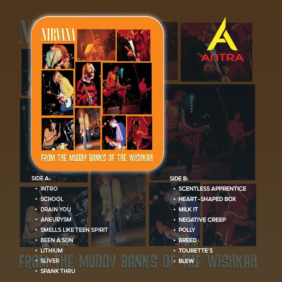 Nirvana Live & Greatest Hits Cassette Tape Collection – Vintage Grunge & Alternative Rock