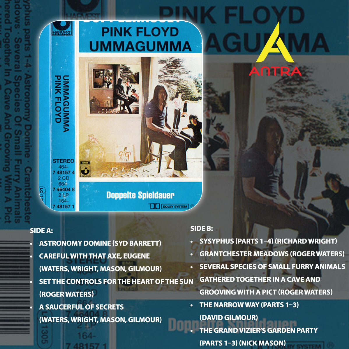 Pink Floyd Cassette Collection – Rare & Experimental Classics