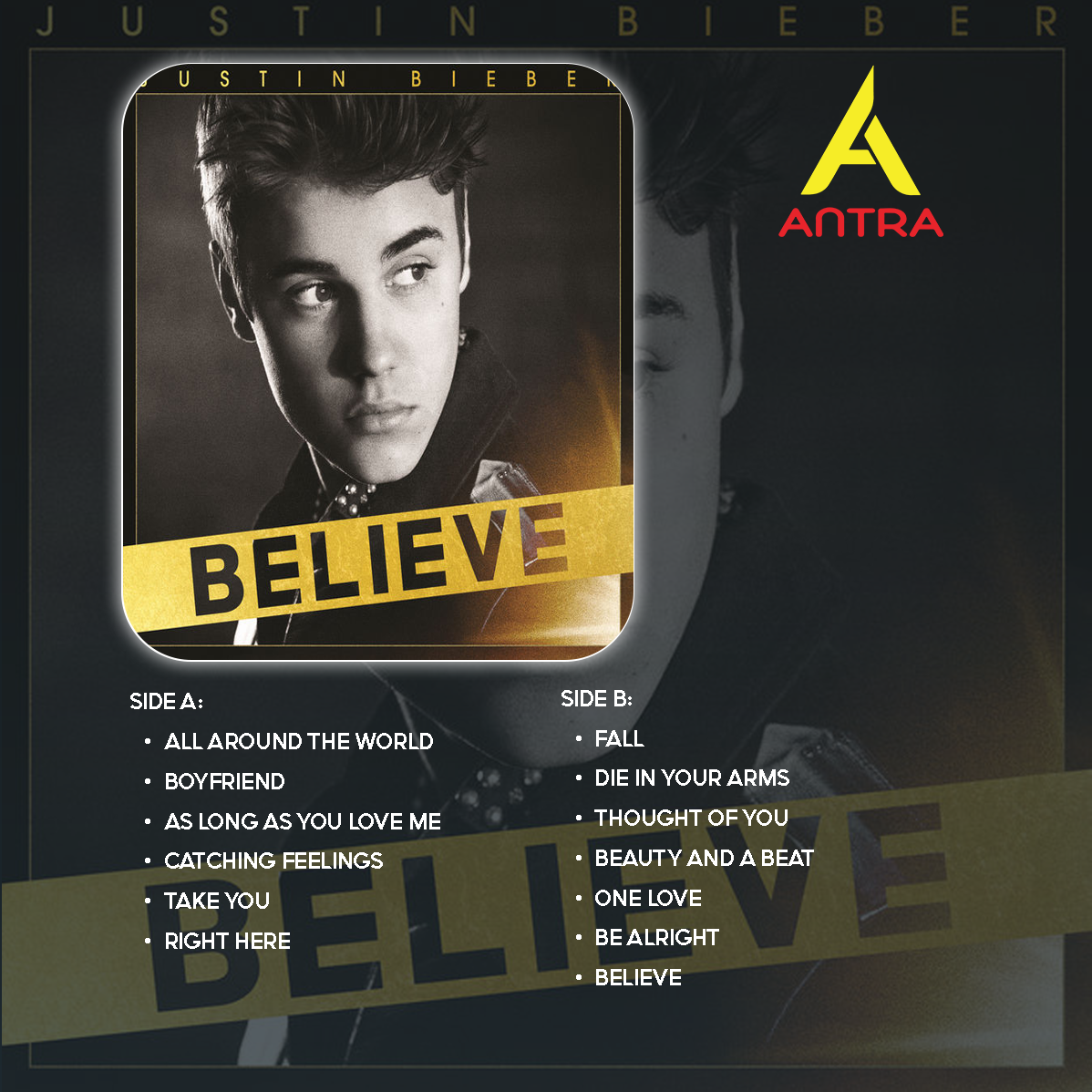 Justin Bieber Cassette Collection – Iconic Albums for Beliebers & Analog Lovers