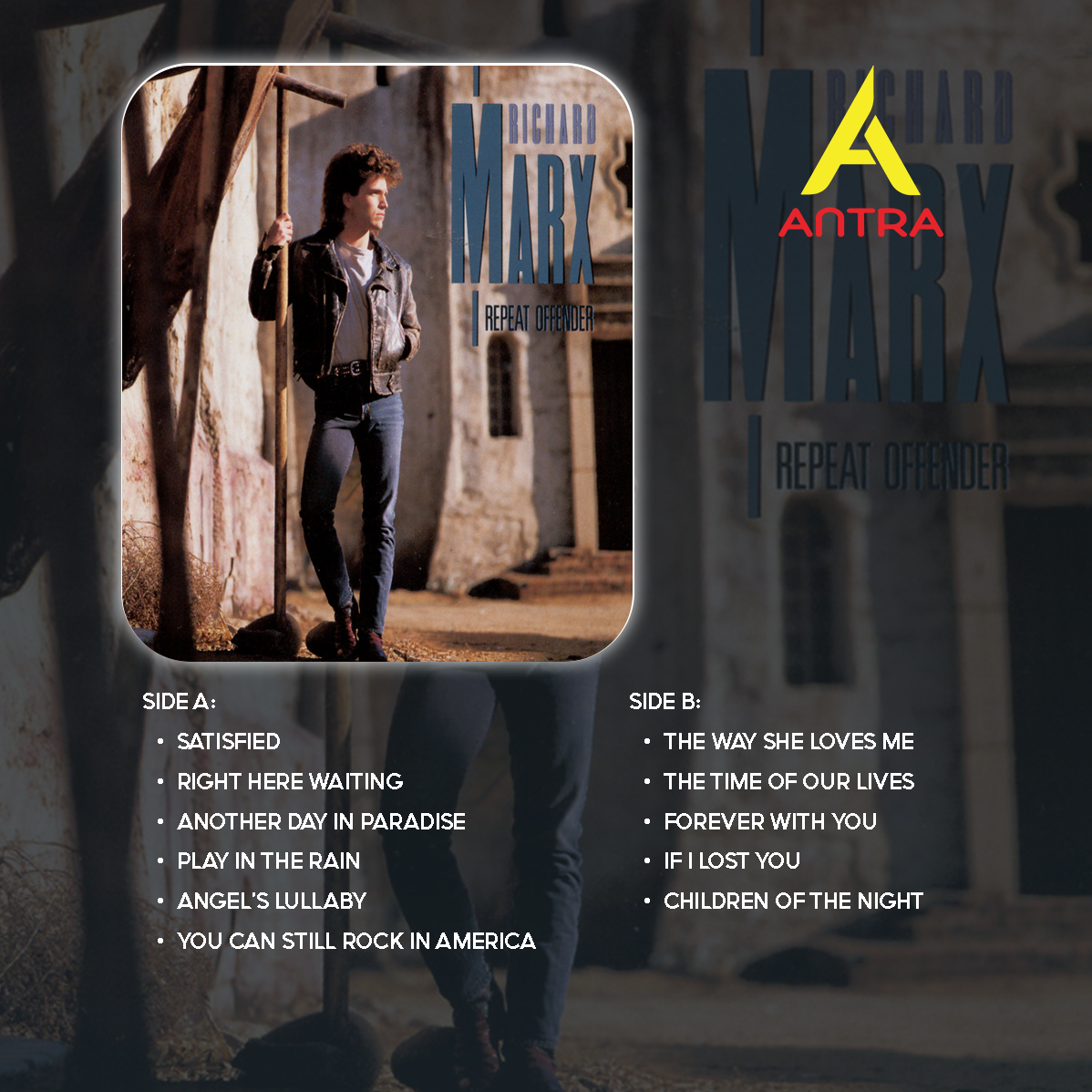 Richard Marx Cassette Collection – Timeless Love Ballads & Rock Classics