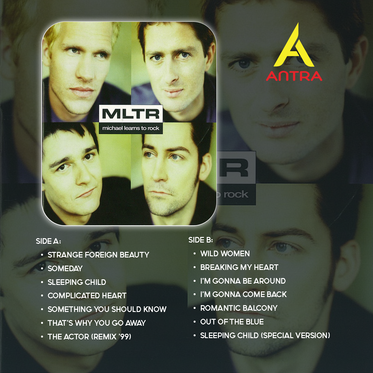 Michael Learns to Rock Retro Cassette Tape Collection – Hand-Recorded Soft Rock & Romantic Pop Mixtape Set