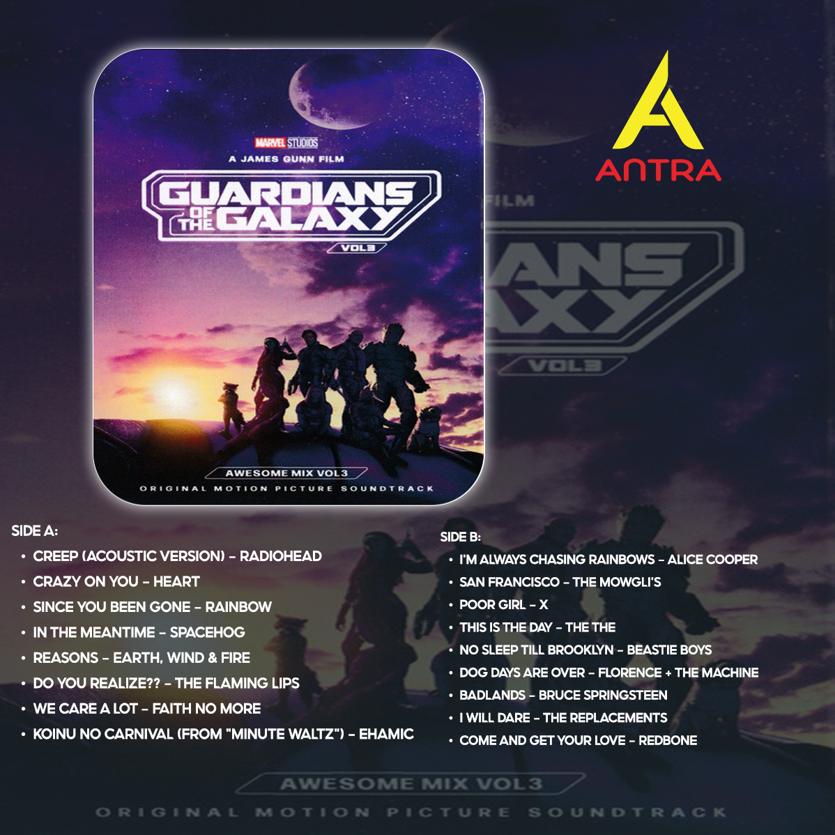 Guardians of the Galaxy Cassette Tape Collection – Retro Hand-Recorded Awesome Mix Soundtracks