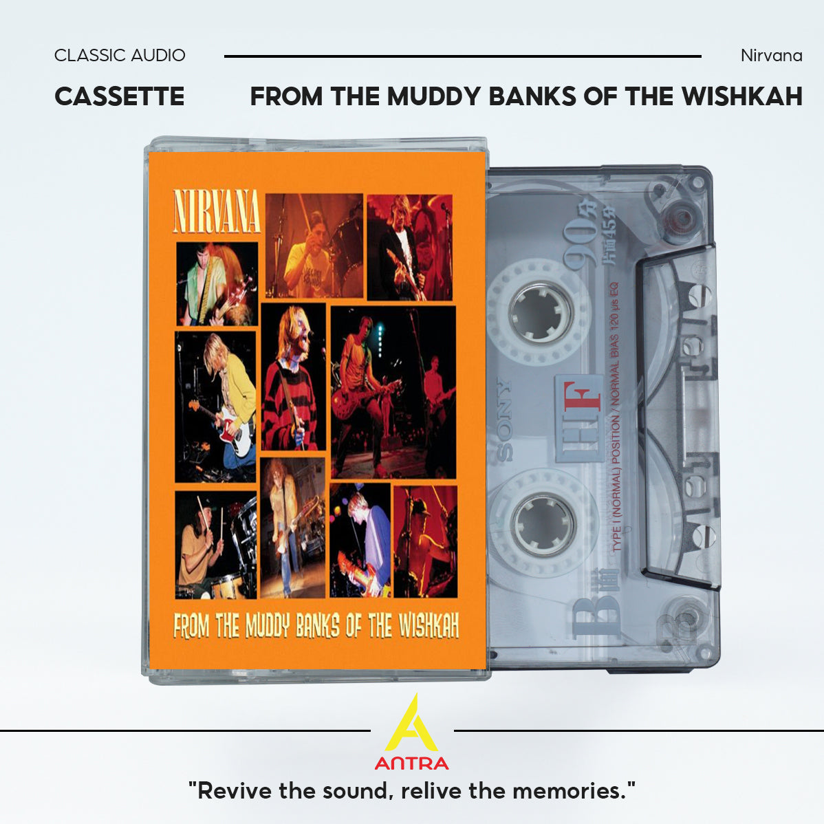 Nirvana Live & Greatest Hits Cassette Tape Collection – Vintage Grunge & Alternative Rock