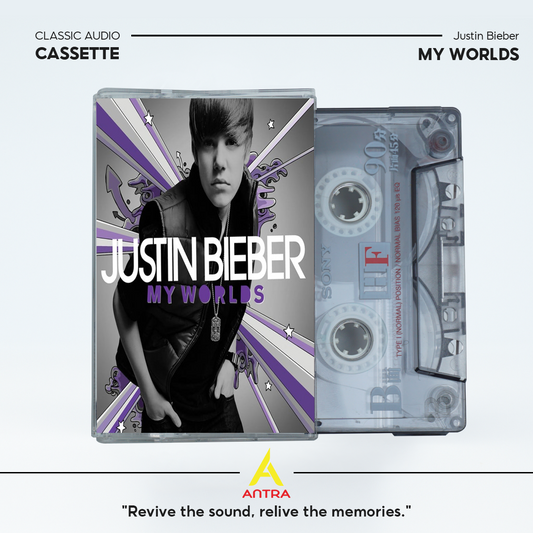 Justin Bieber Retro Cassette Tape Set – Vintage Hand-Recorded Mixtape Collection