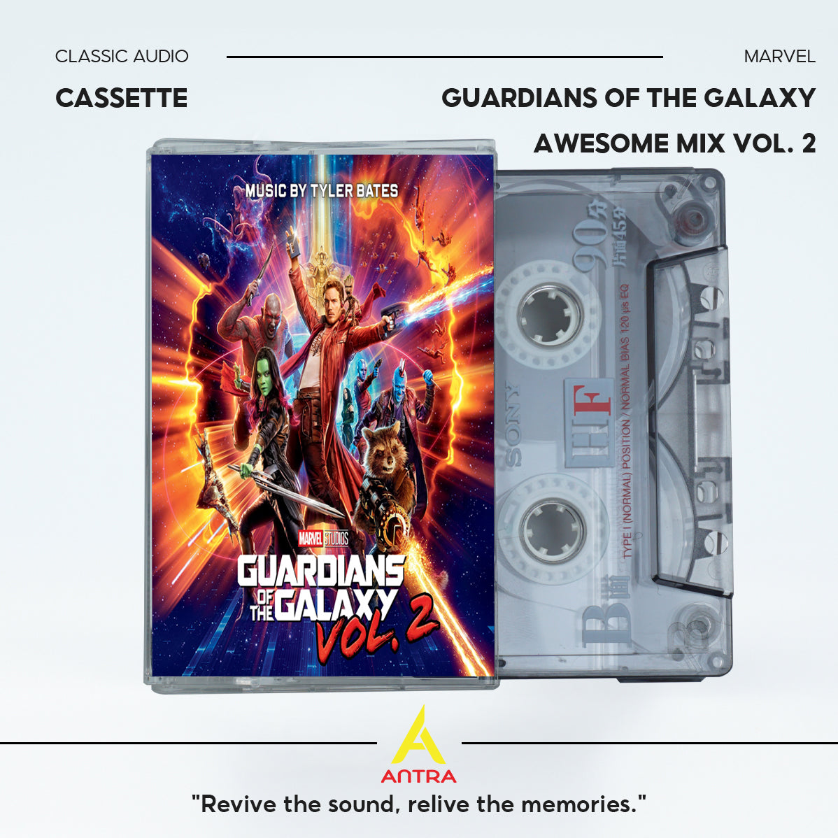 Guardians of the Galaxy Cassette Tape Collection – Retro Hand-Recorded Awesome Mix Soundtracks