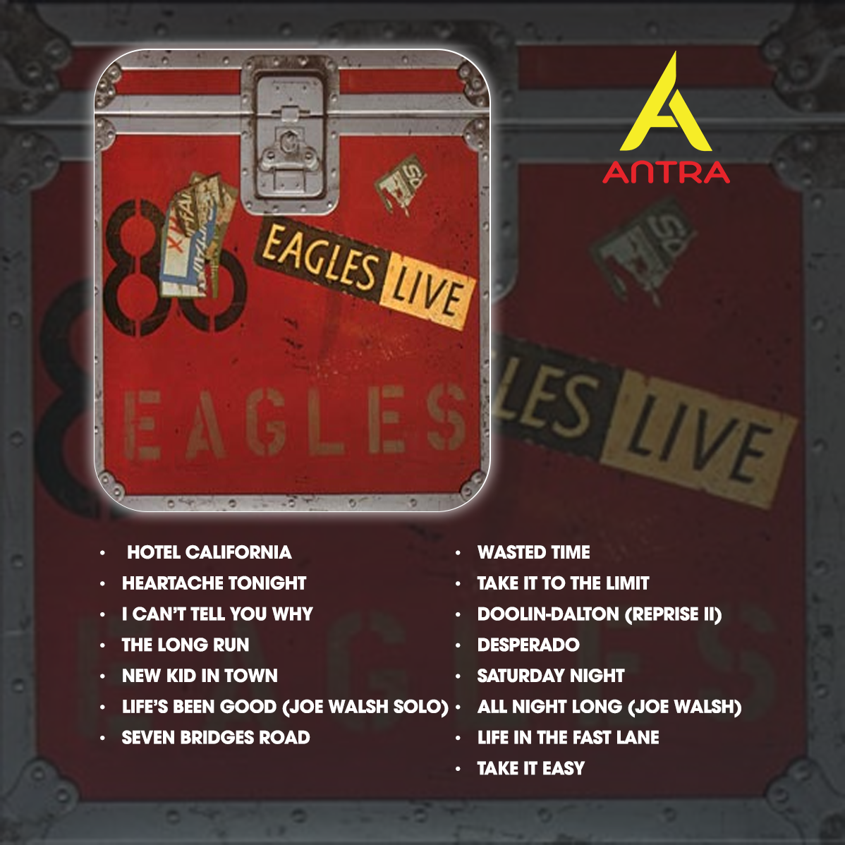 Eagles Retro Cassette Tape Collection – Hand-Recorded Classic Rock & Country Rock Mixtape Set