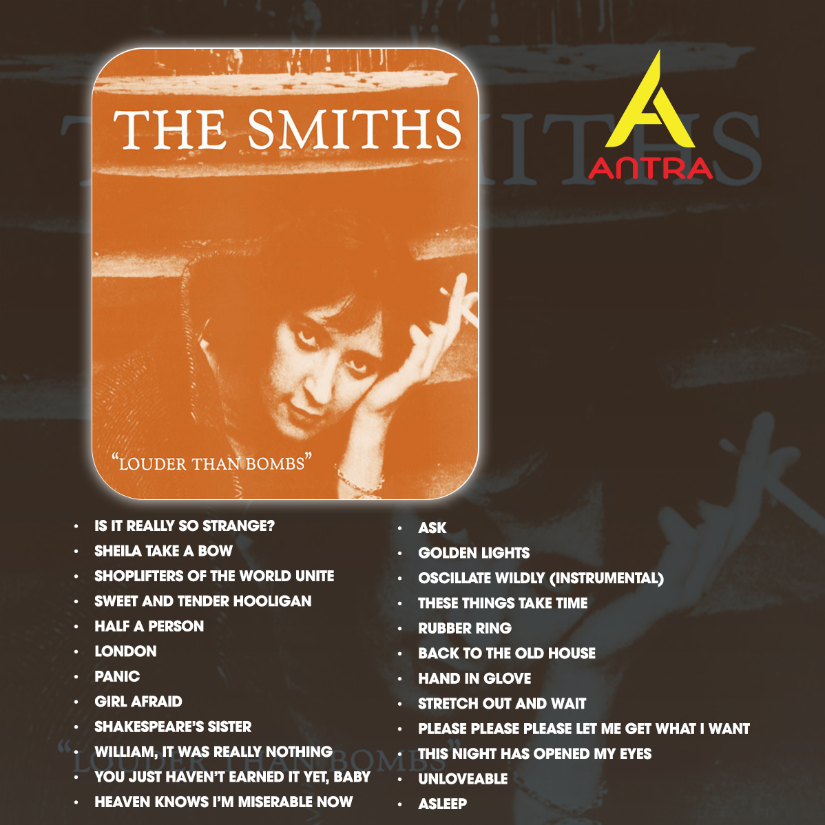 The Smiths Cassette Tape Collection – Hatful of Hollow, The Queen Is Dead, The Sound of The Smiths, Louder Than Bombs, Meat Is Murder – Vintage Indie Rock & Alternative Mixtape