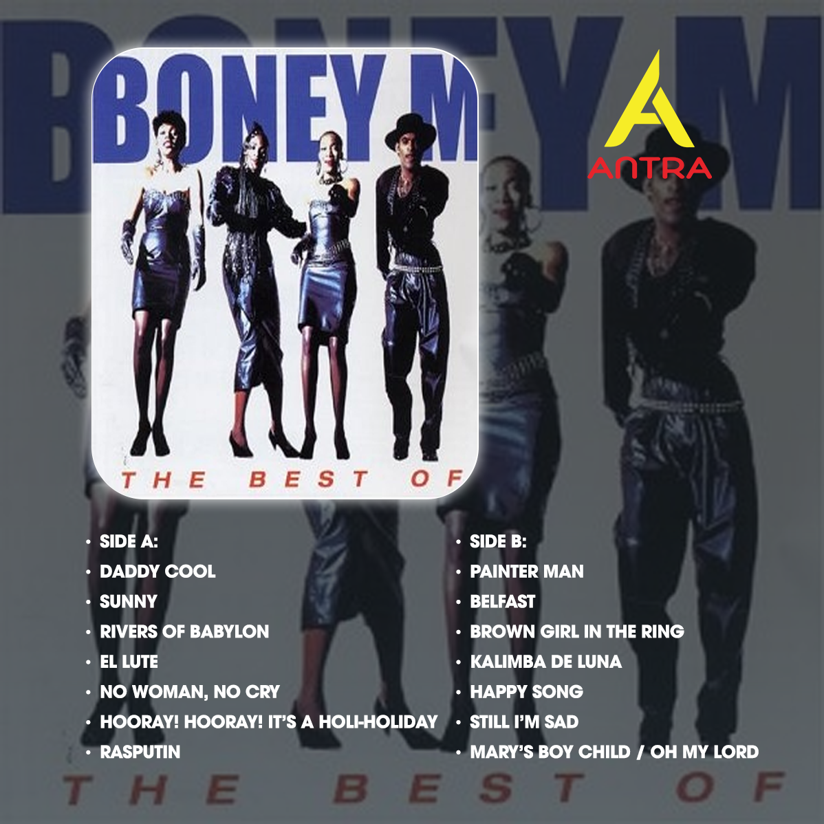 Boney M Retro Cassette Tape Collection – Hand-Recorded Disco, Funk & Pop Hits Mixtape Set