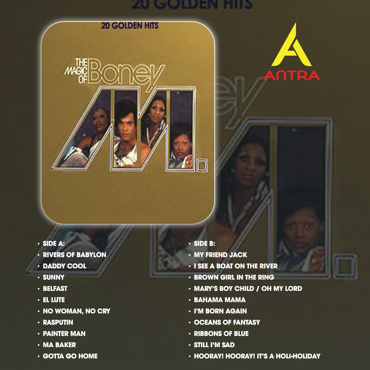 Boney M Retro Cassette Tape Collection – Hand-Recorded Disco, Funk & Pop Hits Mixtape Set