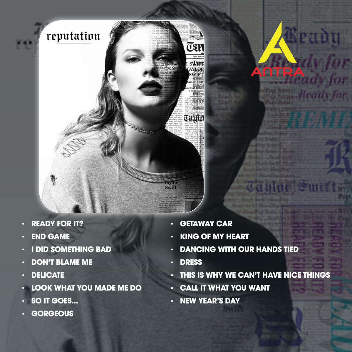 Taylor Swift Cassette Tape Set – Reputation, The Tortured Poets Department: The Anthology, Lover – Vintage Pop & Singer-Songwriter Collection