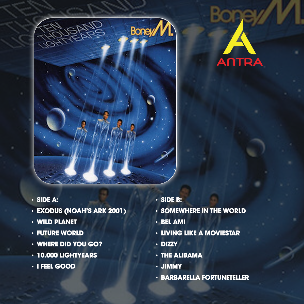 Boney M Retro Cassette Tape Collection – Hand-Recorded Disco, Funk & Pop Hits Mixtape Set