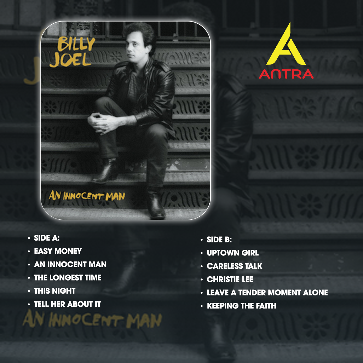 Billy Joel Retro Cassette Tape Collection – The Stranger, 52nd Street, Glass Houses, An Innocent Man, The Nylon Curtain – Vintage Mixtape for Collectors