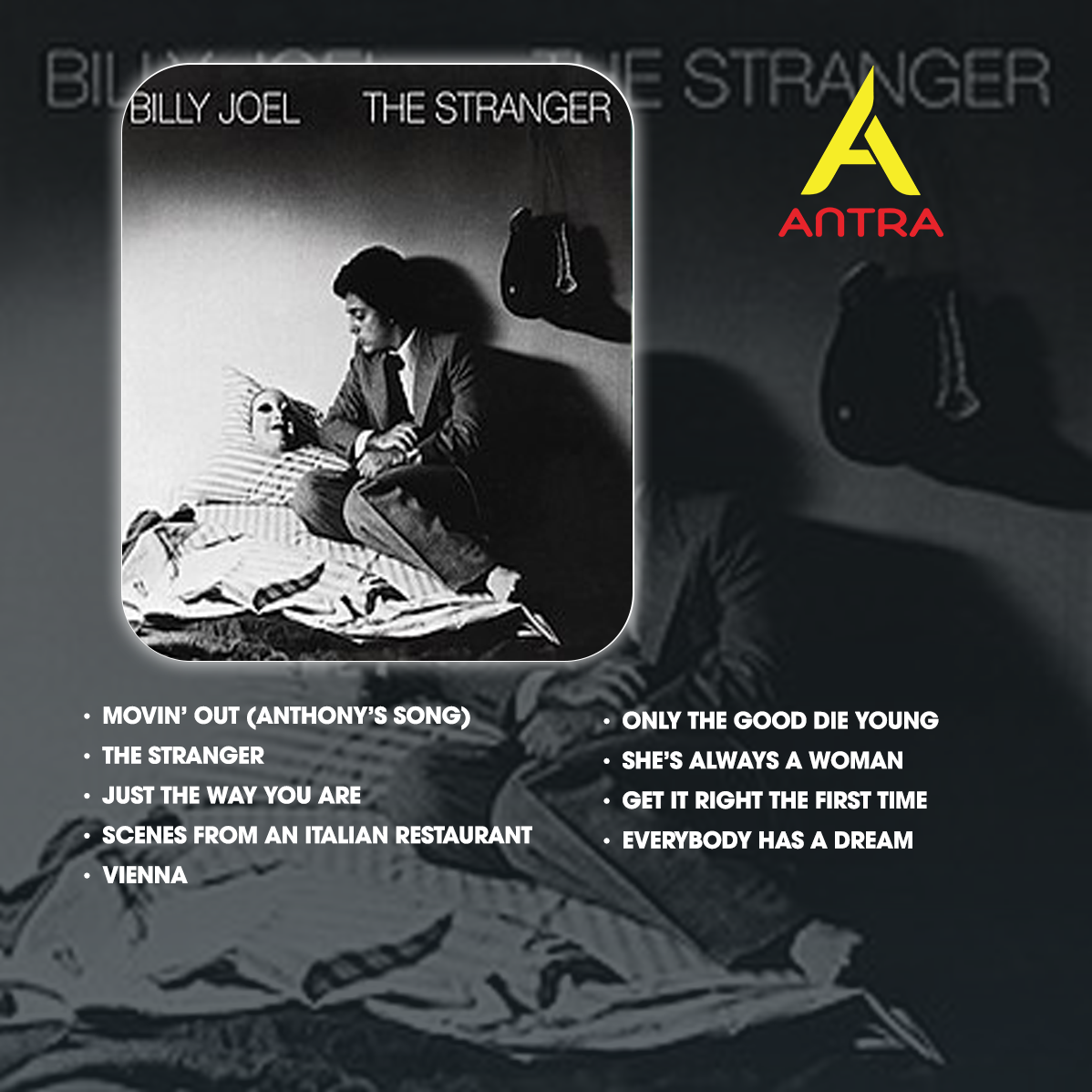 Billy Joel Retro Cassette Tape Collection – The Stranger, 52nd Street, Glass Houses, An Innocent Man, The Nylon Curtain – Vintage Mixtape for Collectors