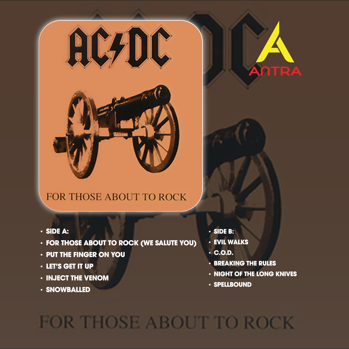 AC/DC Retro Cassette Tape Collection – Hand-Recorded Hard Rock & Classic Rock Mixtape Set
